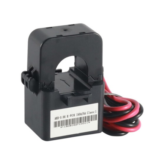 AKH-0.66/K-24 Current Transformer, 200A/5A, Open Loop Clamp, 24mm Diameter, 0.66KV, Class 1 Sensor